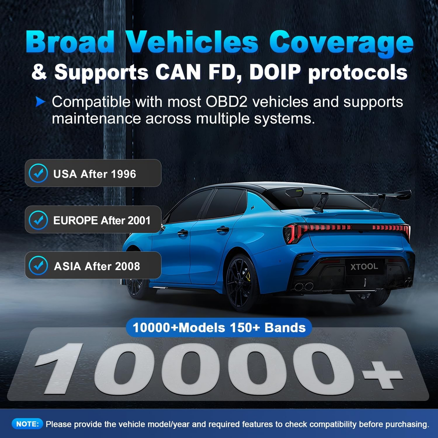 XTOOL D7S OBD2 Scanner Diagnostic Tool 2025 Bidirectional Scan Tool Ver. of D7 with ECU Coding Active Test, FCA, All-System 36+ Resets, Crankshaft Relearn, PMI, V.A.G Guide, DoIP/CAN FD, 3-Yr Update