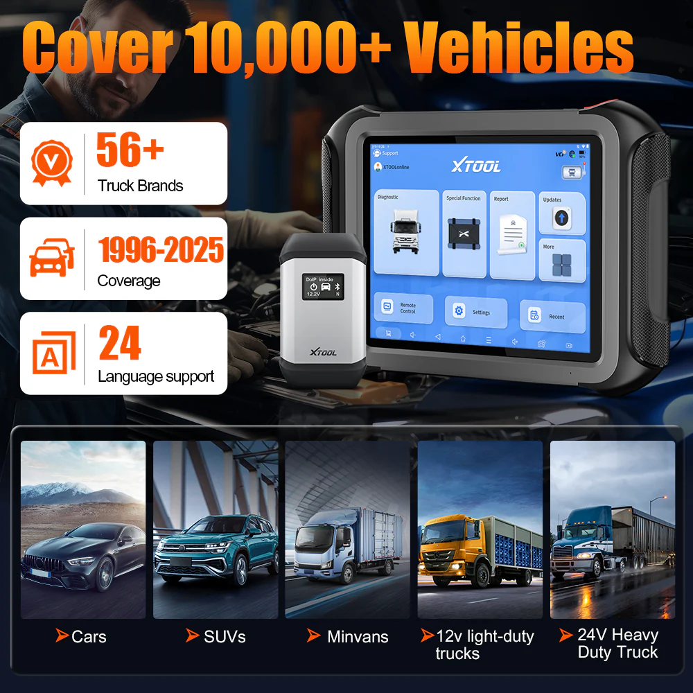 XTOOL D9HD Smart Diagnostic System