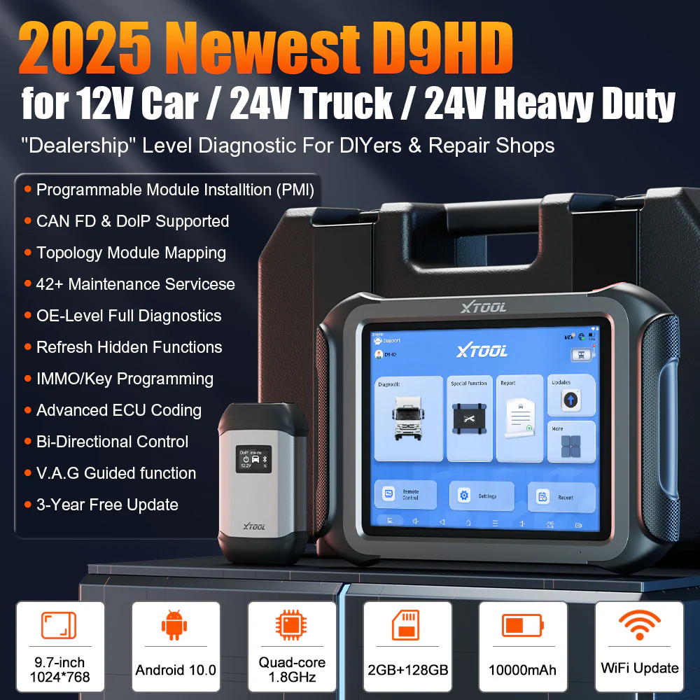 XTOOL D9HD Smart Diagnostic System