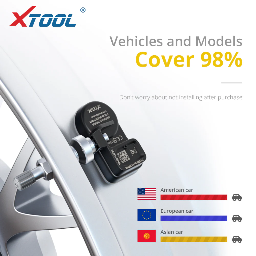 XTOOL TS100 PRO Programmable Universal Tire Pressure Sensor