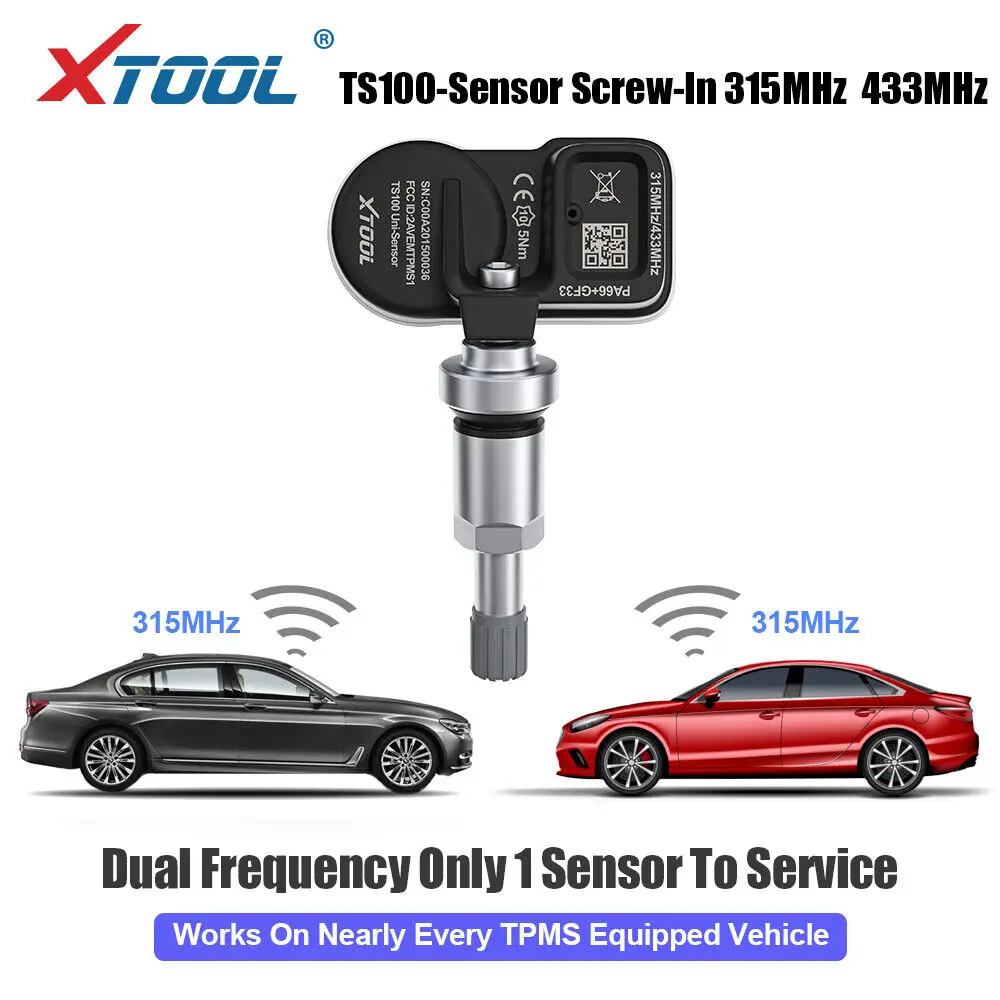 XTOOL TS100 PRO Programmable Universal Tire Pressure Sensor