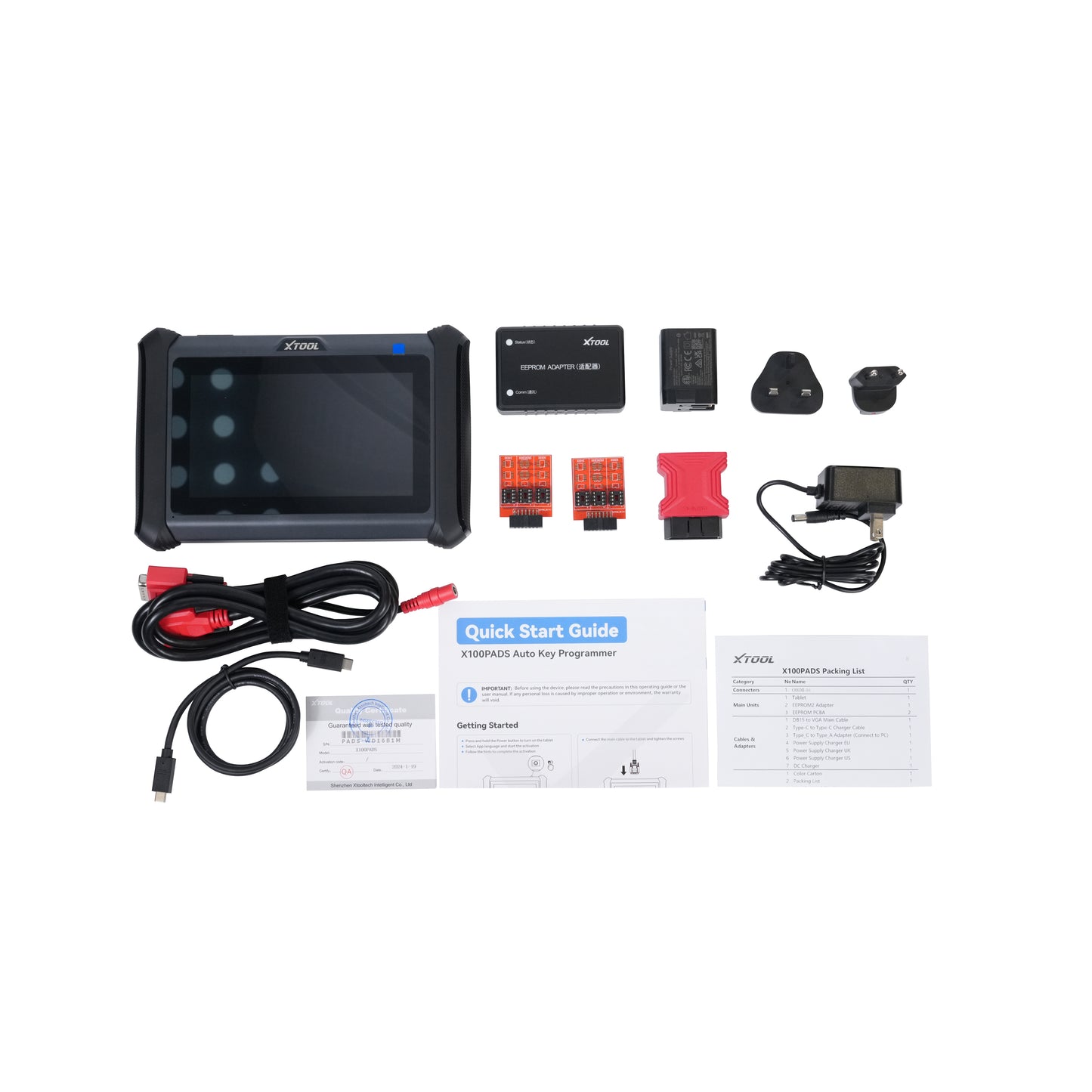 XTOOL X100PADS Auto Key Programmer